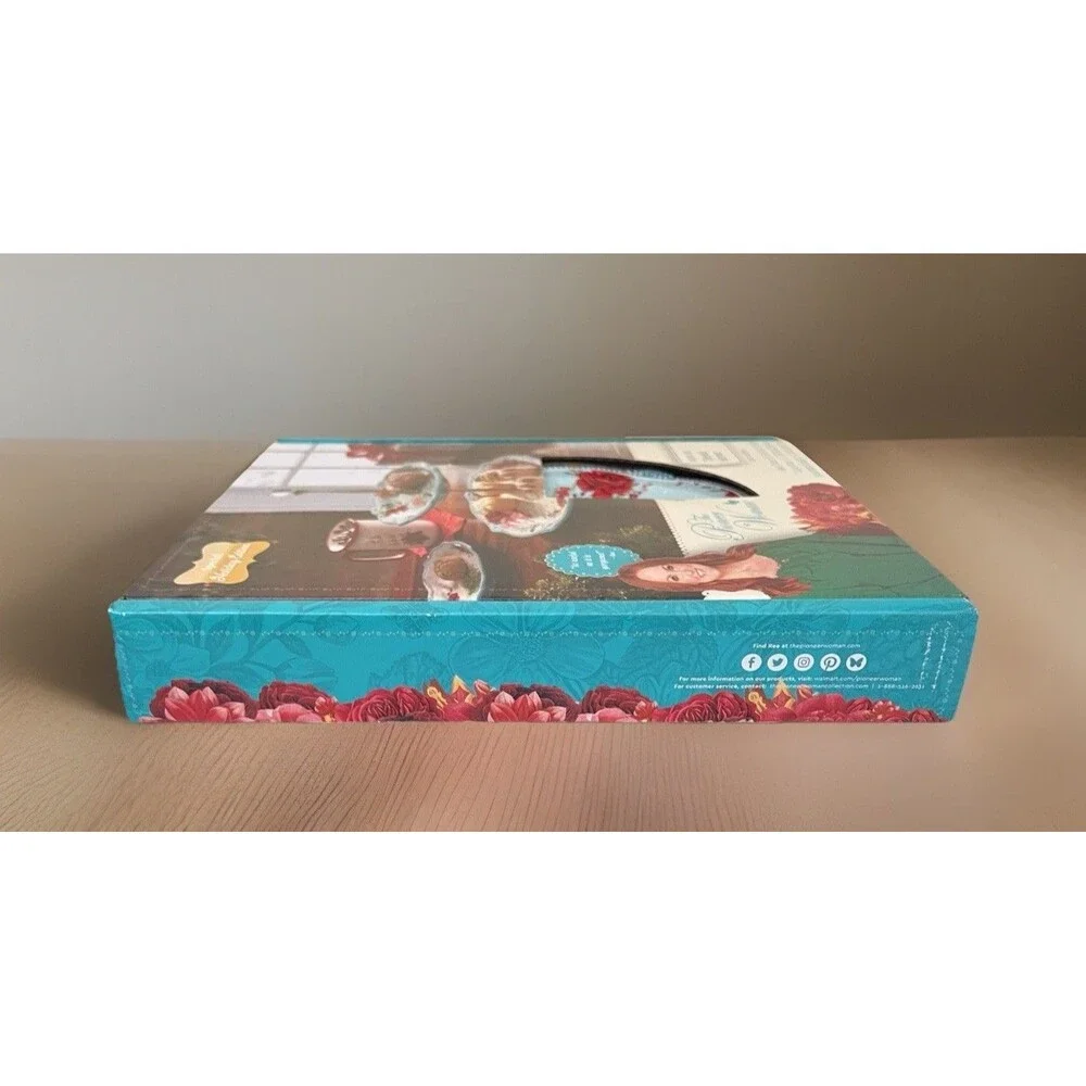 The Pioneer Woman Special Holiday Edition Cheerful Rose 2-Tiered Server
